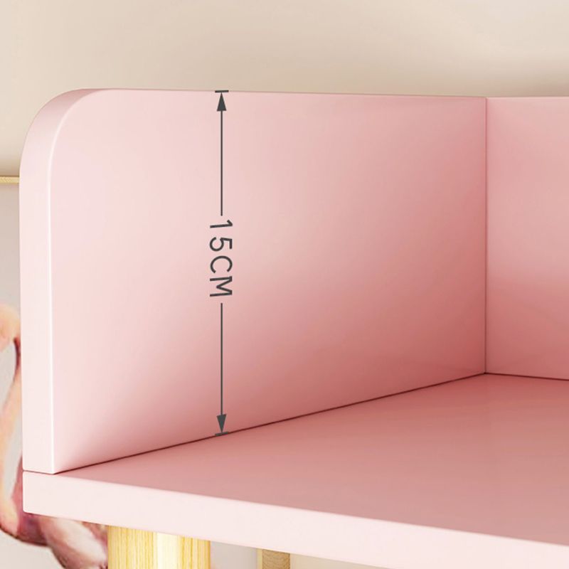 Contemporary Engineered Wood Book Shelf Vertical Open Bookcase