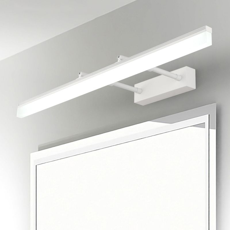 Luz de espejo LED lineal extensible Simplicidad acrílica Iluminación montada en la pared