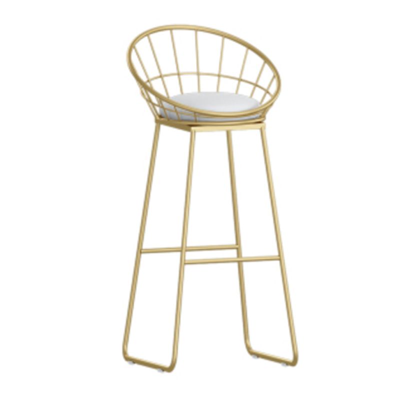 White and Gold Pub Table Set 1/2/3 Pieces Modern Indoor Table and Stools