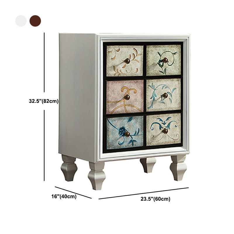 Contemporary 23.62'" Wooden Chest, Rectangle Accent Chest with Drawers