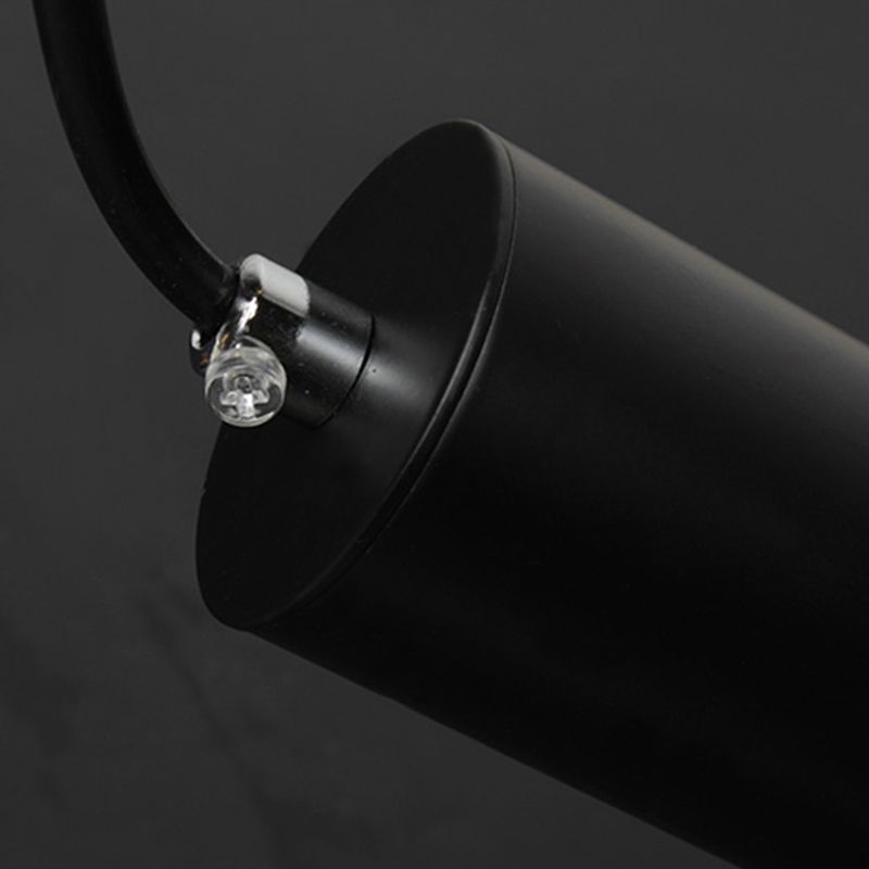 Forme cylindrique Métal Hanging Light Moderne Style 1 Lumière Lumière Lumière