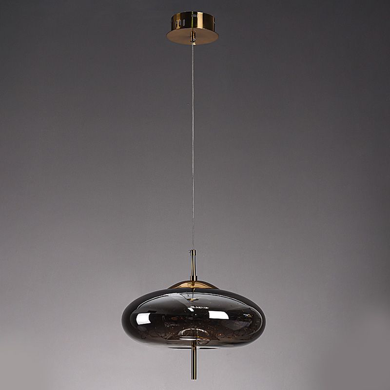 Contemporary Style Simple Pendant Light Fixtures with Glass Shade for Sitting Room Coffee Shop