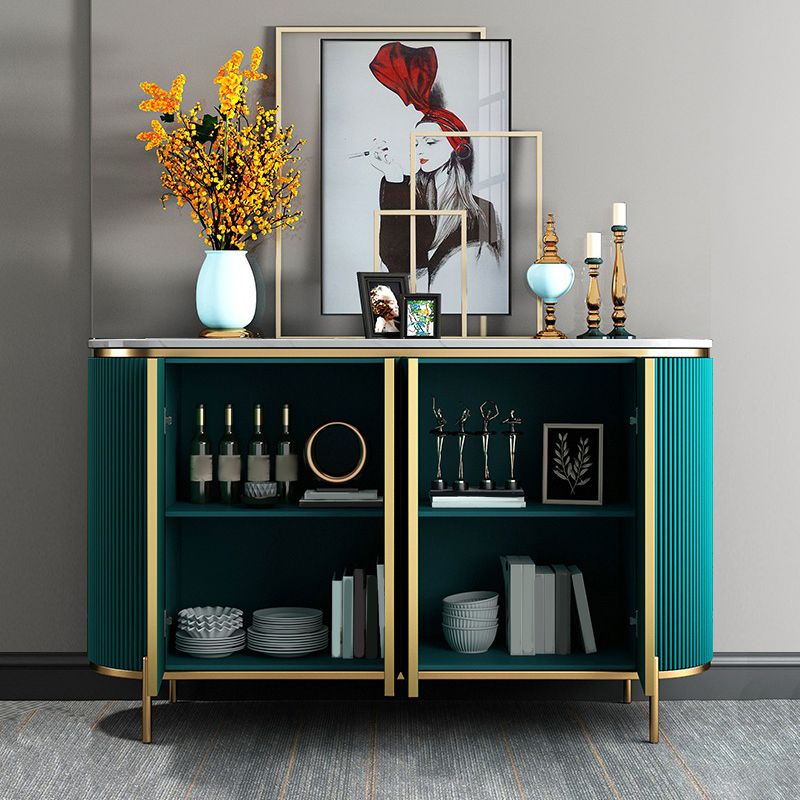 Glam Dining Room Sideboard Buffet Server Cabinet with Storage