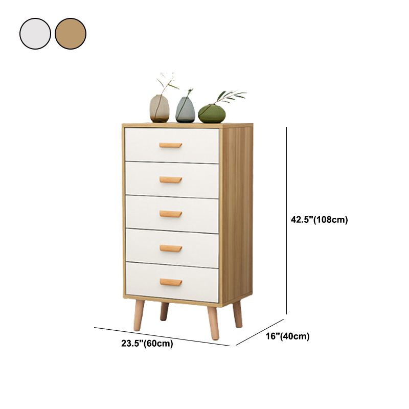 Wood Accent Chest with Straight Legs Rectangle 15.74" Wide Chest