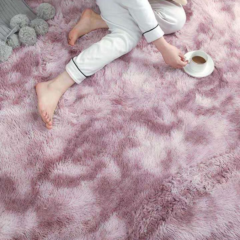 Multi Color Girls Room Tapijt Modern Tie Dye Trug Polyester Anti-Slip Machine Wasbare Stain Resistant Rug