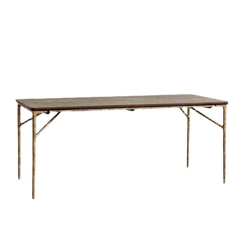 Rectangle Dining Room Table Luxury Style Home Desk with 4 Legs