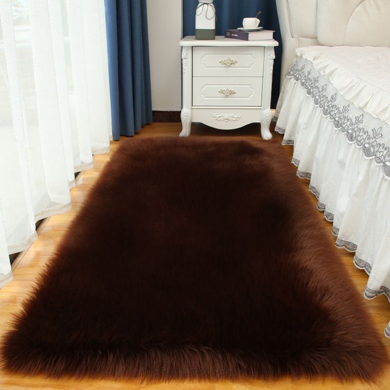 Minimalistisch vaste kleur tapijt Modern polyester tapijt wasbaar wastidee shag tapijt voor slaapkamer