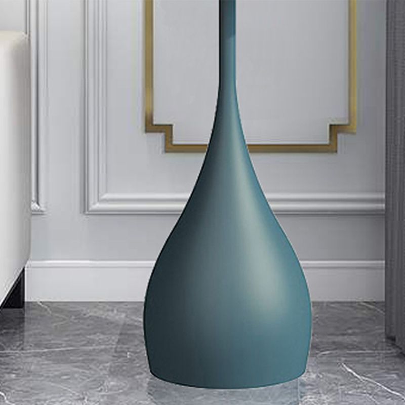 Minimalist Round Tray Top Corner Table Metal Pedestal Sofa Side Table