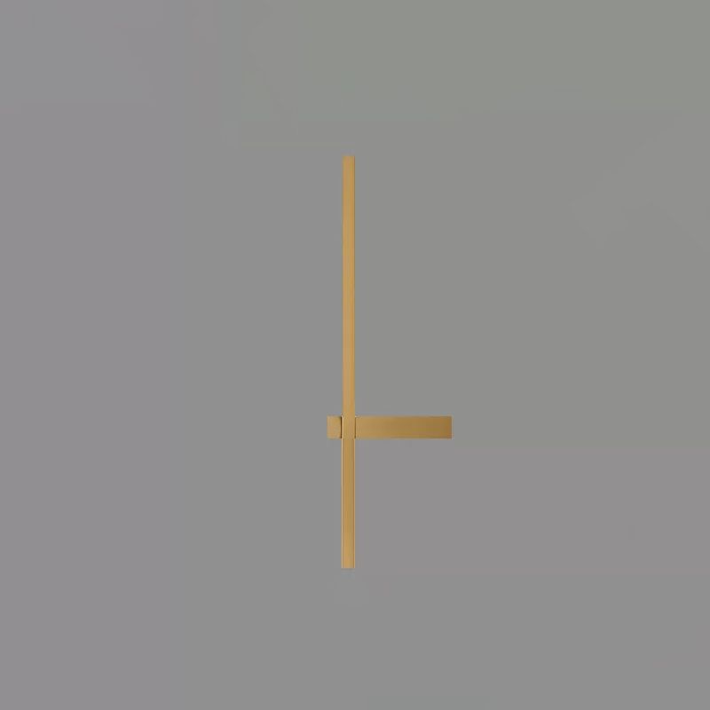 1 Light Linear Wall Mounted Lamps Modern Style Metal Wall Sconces
