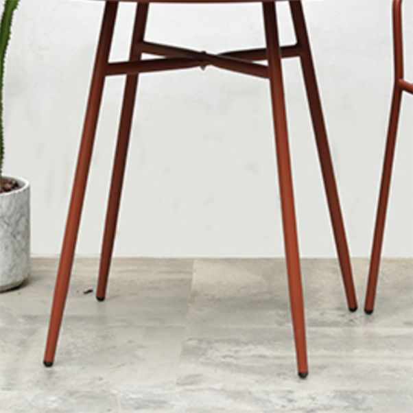 Modern Bistro Dining Table Set 1/3/5 Pcs Metal Patio Dining Table and Chairs