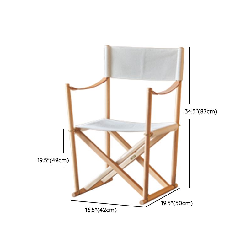 Open Back Solid Wood Arm Modern Dining and Accent Chairs for Home