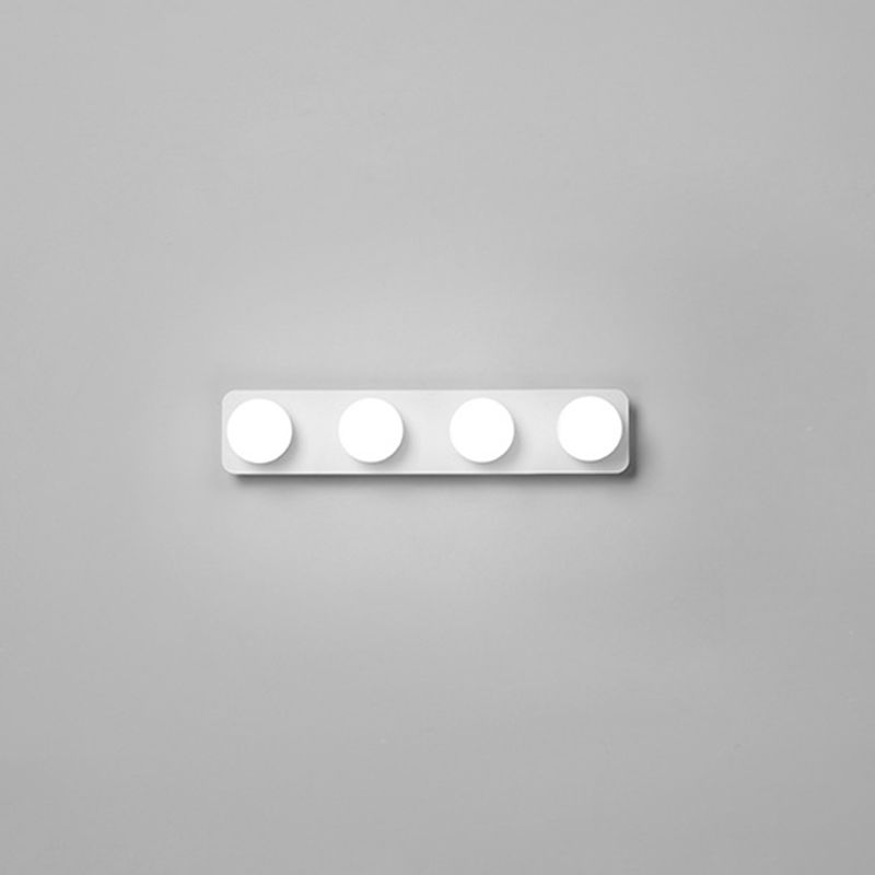 Moderne eenvoudige ijdelheid Mirror Licht LED BALL ACRYL TADE TADHE TADHADE BADKADE LACKING Ideeën