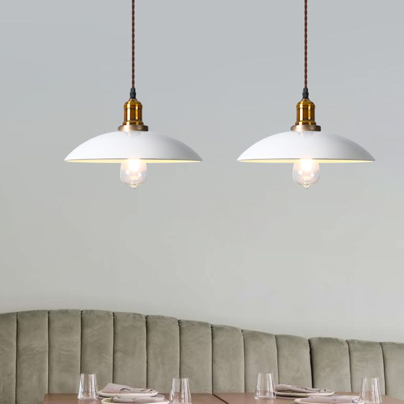 Industrial Cone Shade Ceiling Light Single Metal Hanging Pendant Light for Restaurant