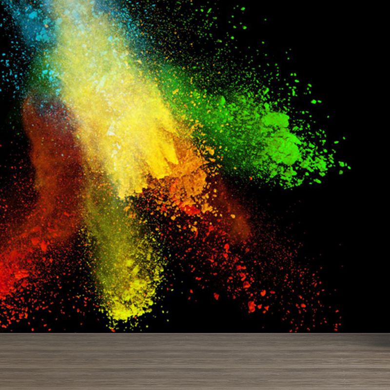 Cool Burst Print Mural Wallpaper Living Room Abstract Wall Art, Custom Size Available