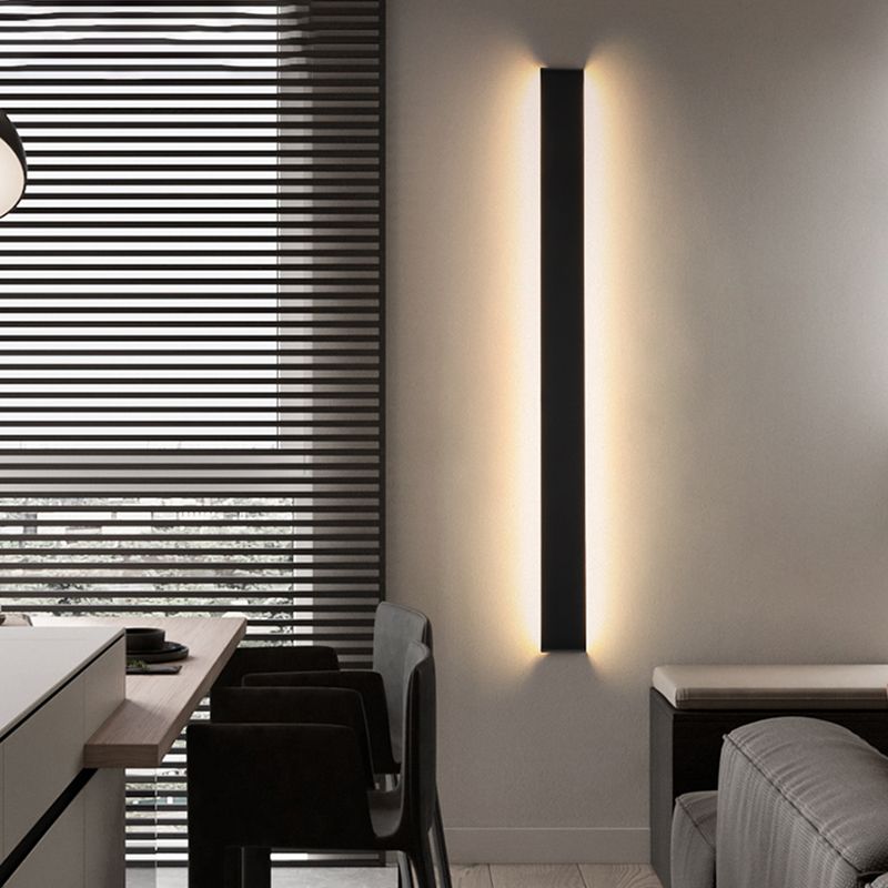 Strip Shape Wall Mount Light Modern LED Wall Sconce Light with Acrylic Shade for Aisle