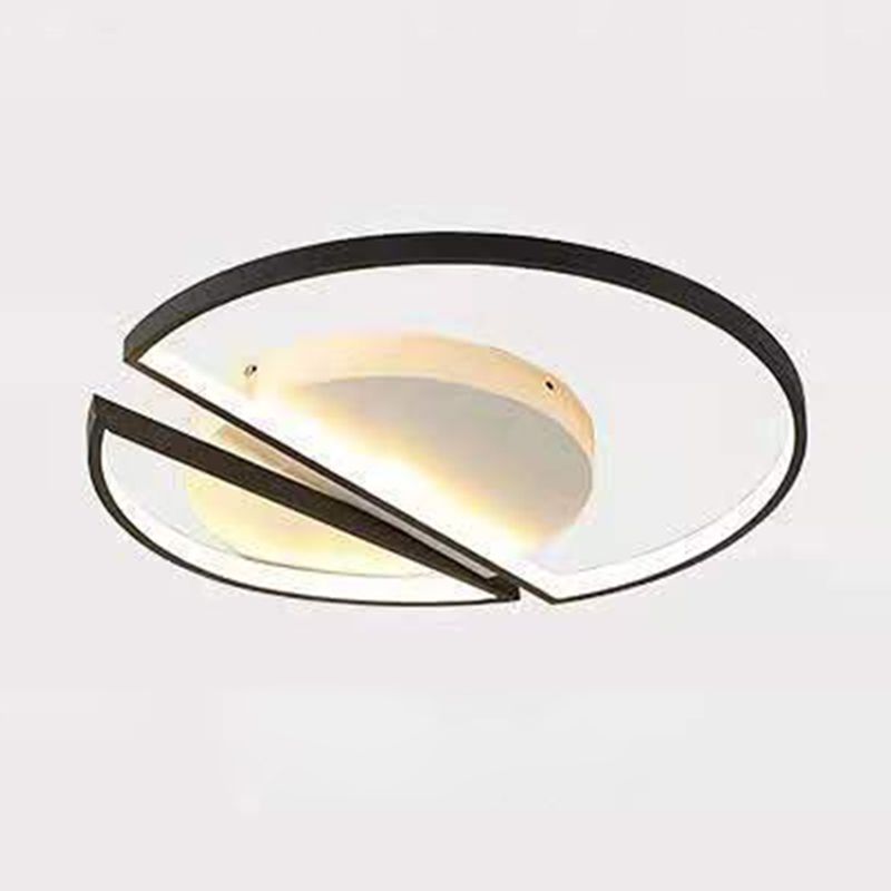Modern Semi Flush Mount Chandelier Metal Semi Flush Light