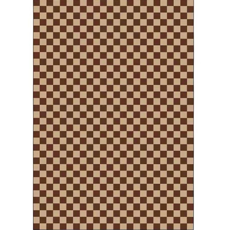 Bruin modern tapijt Blending rooster tapijt Non-slip achterste tapijt voor woningdecoratie