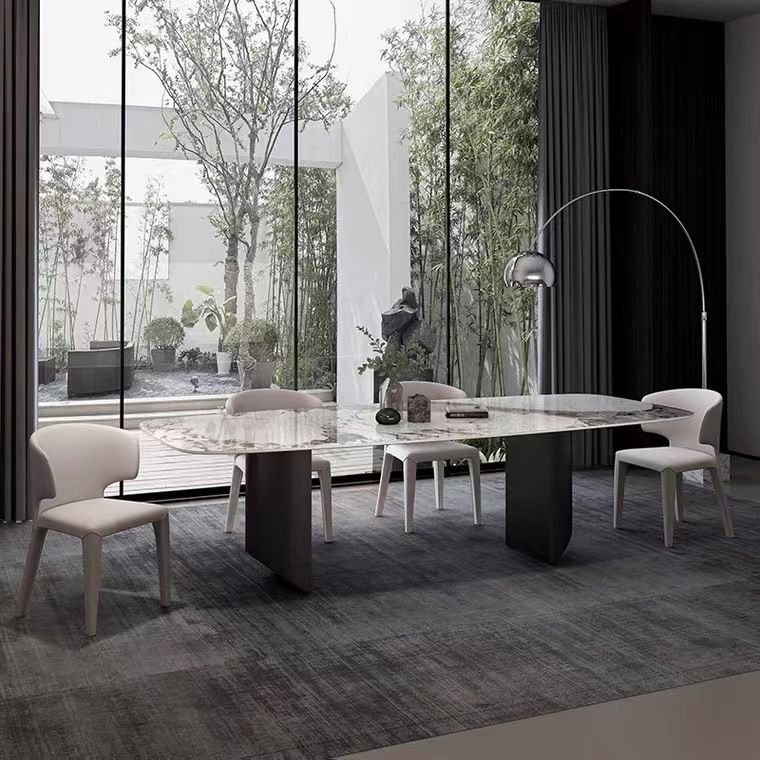 Designer Style 1/3/4/5 Pieces Dinette Set Sintered Stone Dining Room Set
