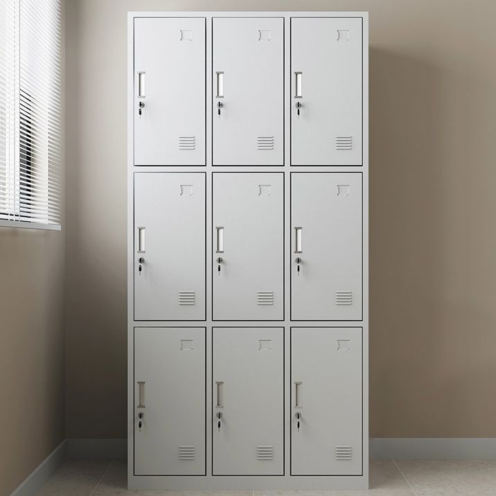 Steel Wardrobe Cabinet Contemporary Hinged Wardrobe Armoire for Home