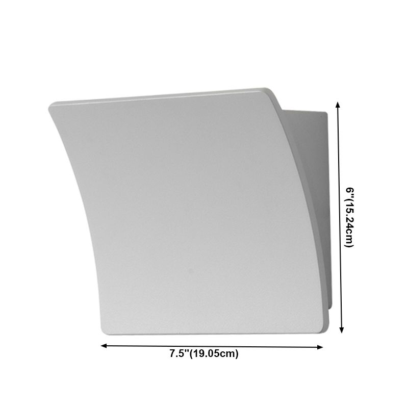 Quadratische Schatten Metall Wandleuchte modern