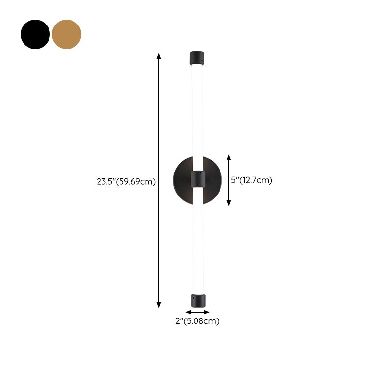 LED Wall Lamp Modern Simple Wall Mount Lamp with Acrylic Shade for Living Room