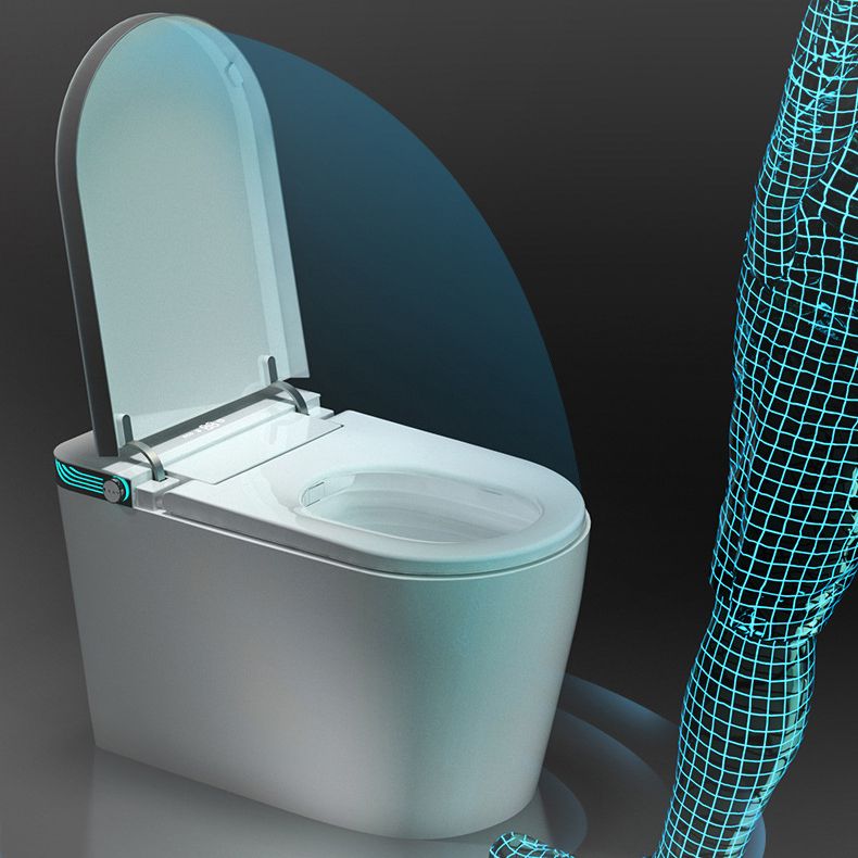 Modern Concealed Tank One Piece Toilet Floor Mounted Toilet Bowl for Washroom
