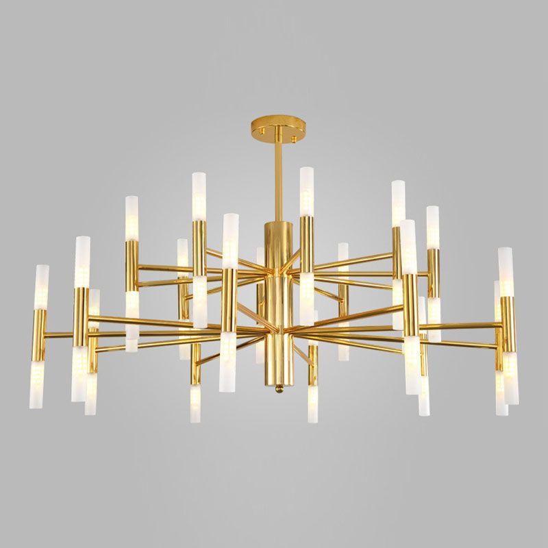 Modern Chandelier Lights LED 40 Lights Minimalism Living Room Hanging Pendant Lights