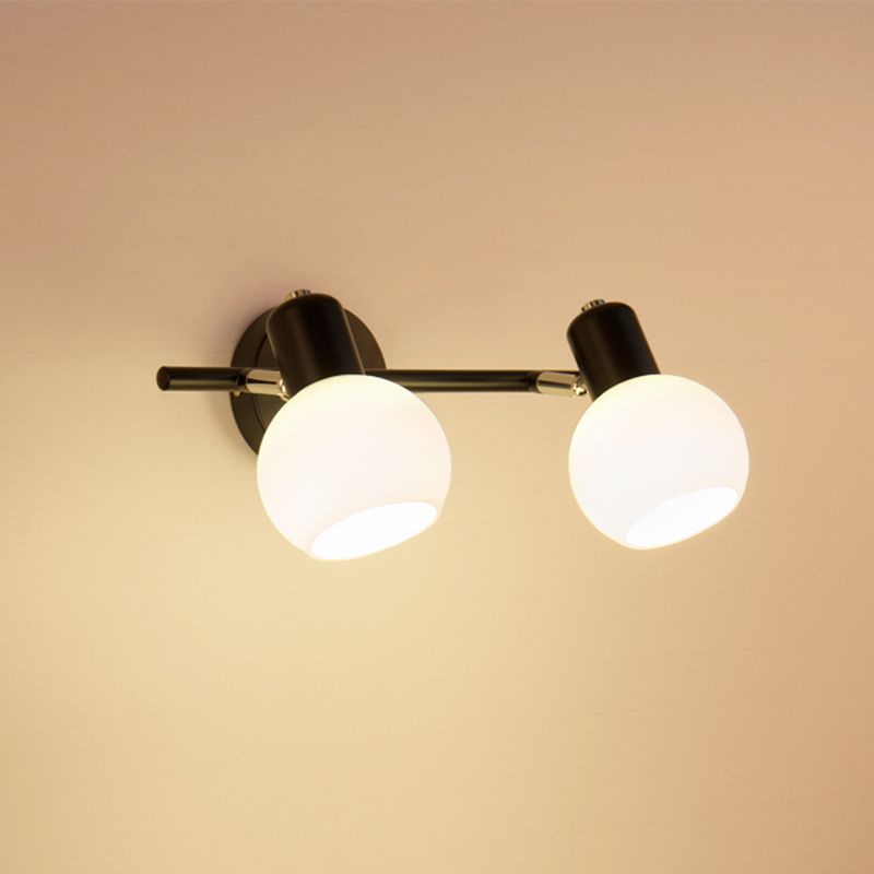 Sfere per il bagno di lampada con applique da bagno in stile minimalista illuminazione da parete
