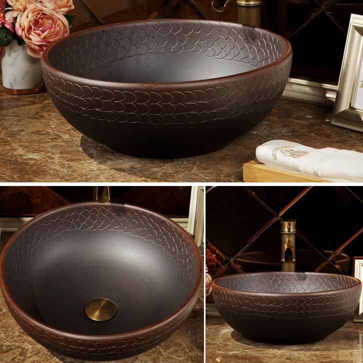 Porcelain Trough Bathroom Sink Traditional Trough Bathroom Sink