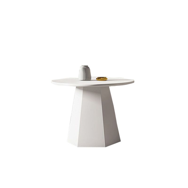 Pedestal Coffee Table Modern  Black/White Cocktail Table  for Room