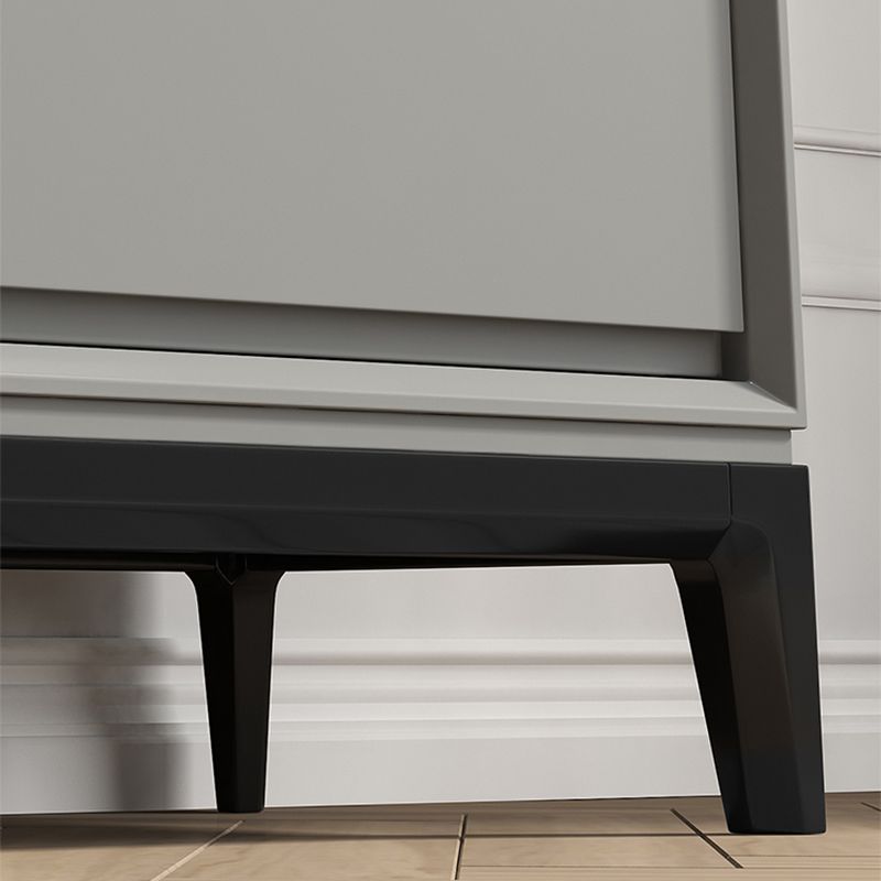 Contemporary Accent Chest with Drawers and Straight Legs Rectangle Chest