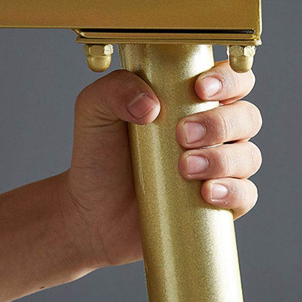 1/4/5/7 Pcs Metal Glam Dining Room Set with Rectangle Table and Leather Chairs Dining Set