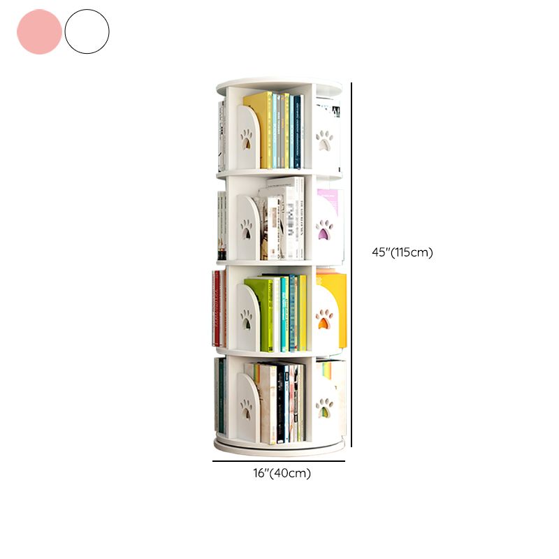 Scandinavian Shelf Freestanding Standard Kids Bookcase in Manufactured Wood