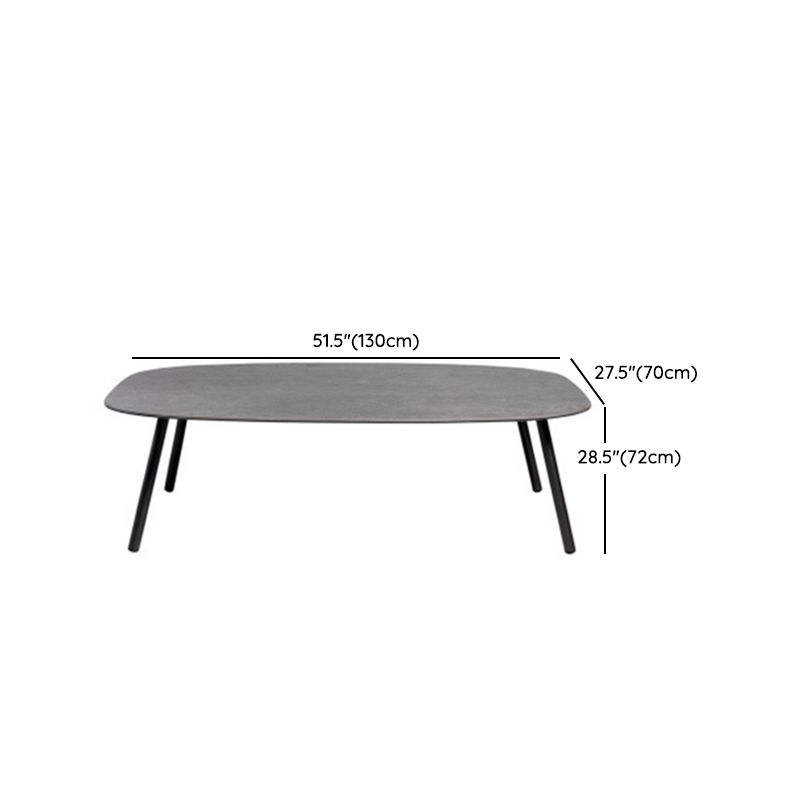 Boho Stone Top Dining Set 1/5/7 Pcs Dinette Table Set with Rattan Chairs