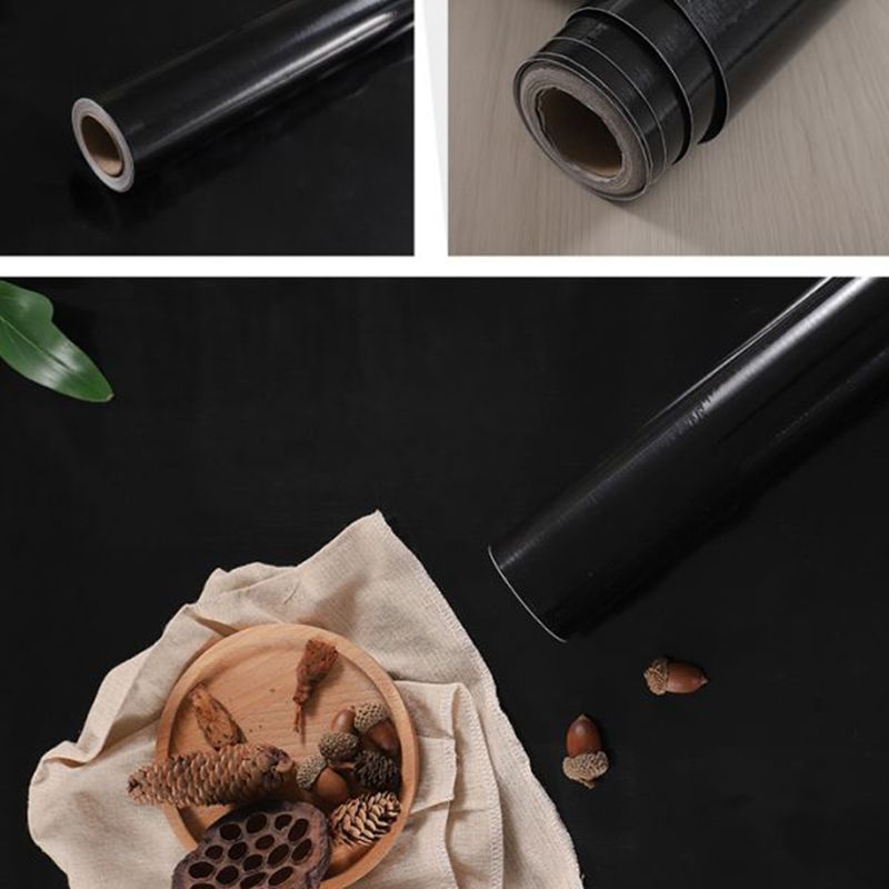 Self Sticking Repurposed Wood Wallpaper Roll Industrial Vinyl Wall Decor, 16.5' L x 23.5" W