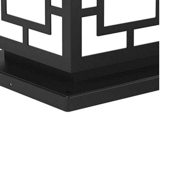 Modern LED Pillar Light Minimalist Solar Lighting Fixture for Garden