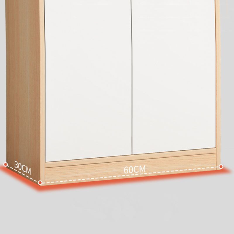 Closed Wooden Bookcase Modern Home Living Room Bedroom Standard Bookshelf