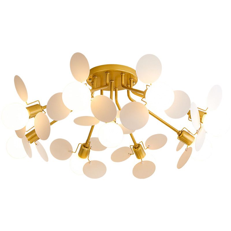 Modern Flush Mount Light Metal Flush Mount Lamp for Dining Room