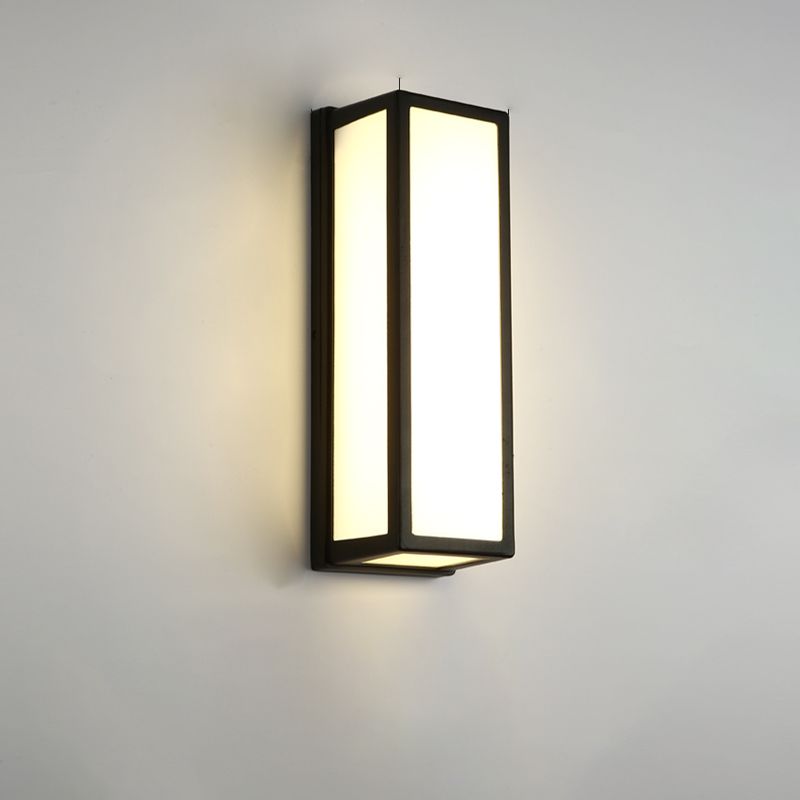 Minimalistische Leuchten wasserdichte Außenbeleuchtungskörper mit Acrylschatten