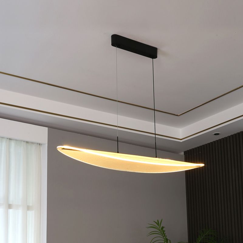 Minimalismo accesorios de iluminación colgante de acrílico para comedor para comedor