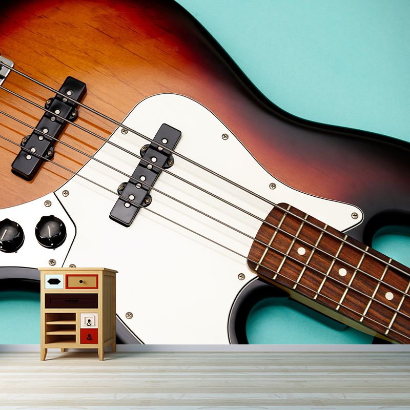 Guitar Photo Wall Murals for Home Decoration Stain Resistant, Personalised Size