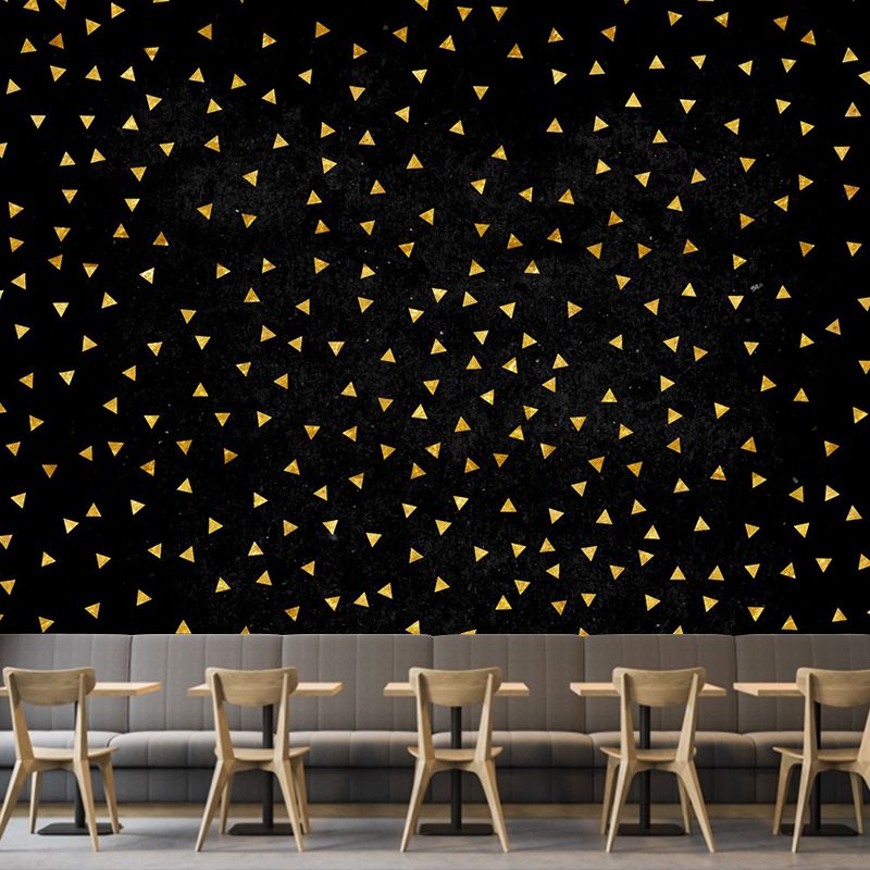 Geometric Wall Mural Decal Square Illustration Soft Color Wall Art Living Room Murals