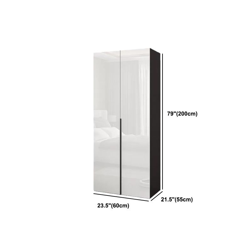 Modern Style Wardrobe Armoire Wood Wardrobe Closet with 1-drawer