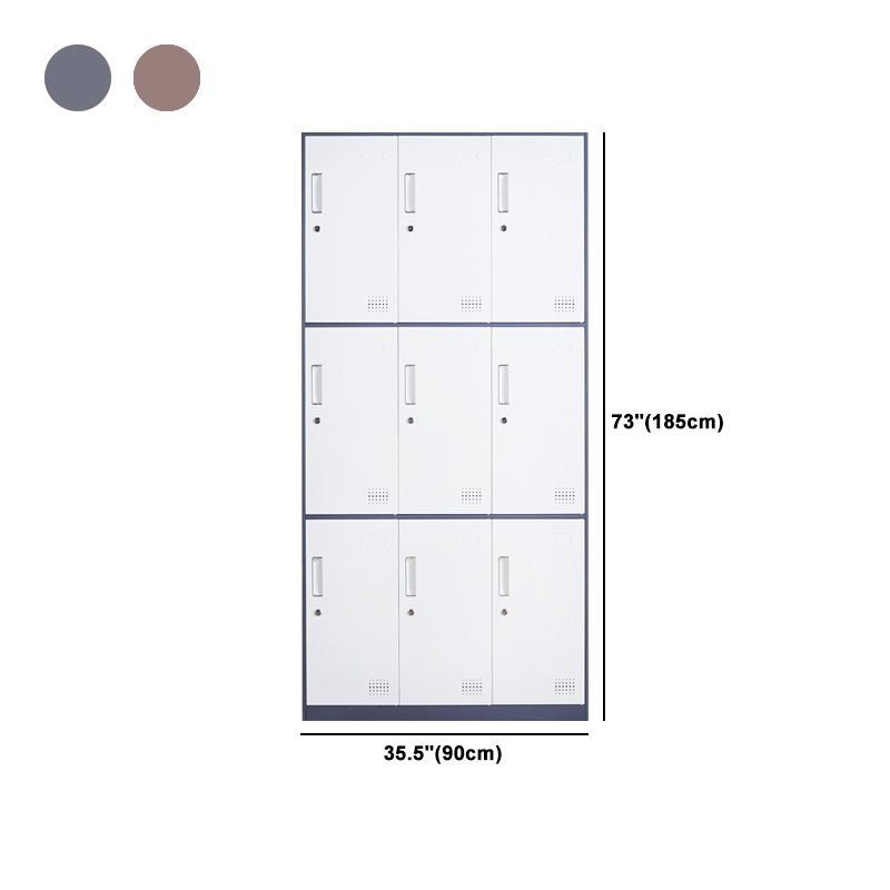 Metal Hinged Wardrobe Cabinet Contemporary Wardrobe Armoire for Home