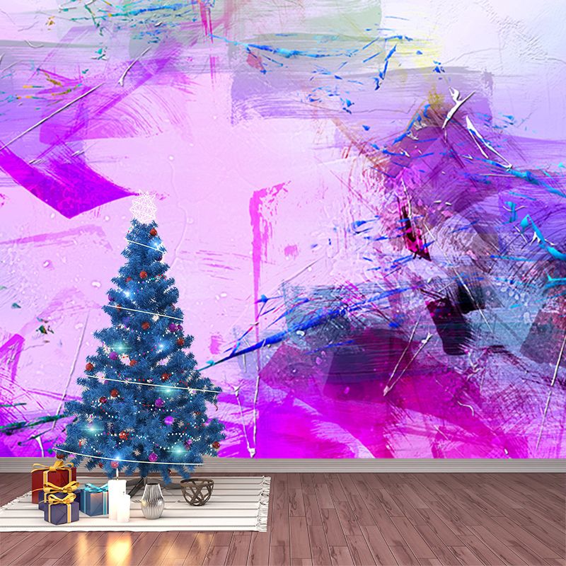 Abstract Style Illustration Stain Resistant Wall Mural Wallpaper Sitting Room Wall Mural