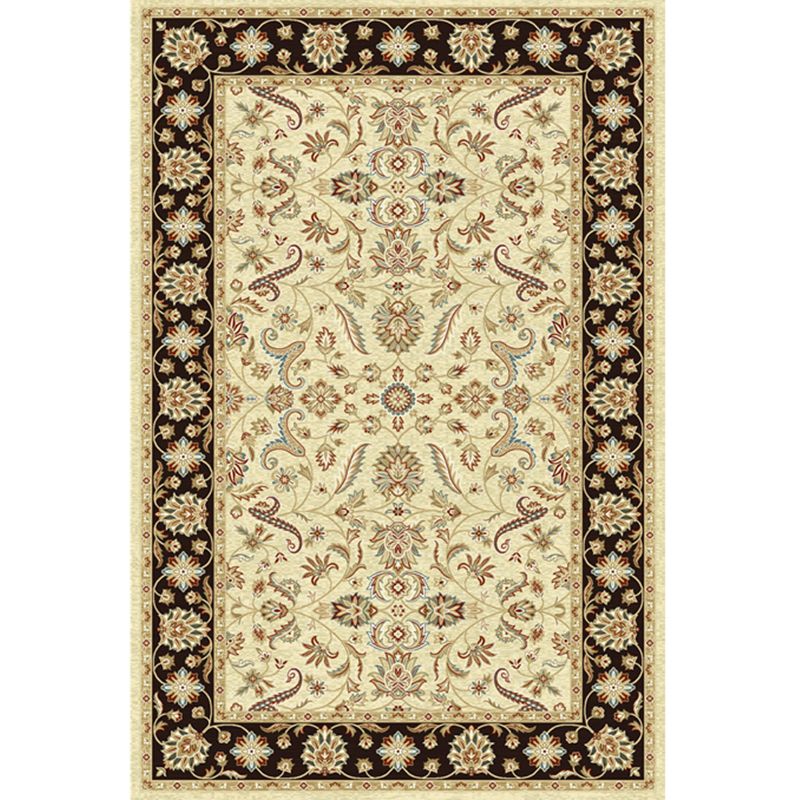 Multicolor Shabby Chic Indoor Teppich Polyester Blumendruck Teppich Easy Care Teppich für die Heimdekoration