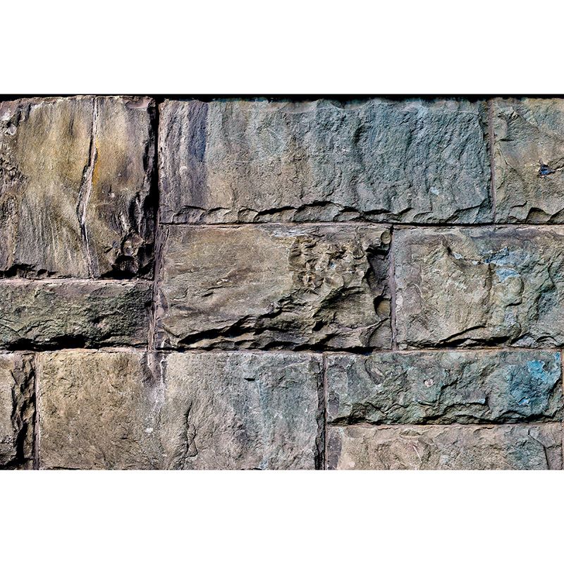 Eco-friendly Industrial Stone Mural Mildew Resistant Decorative Wall Covering