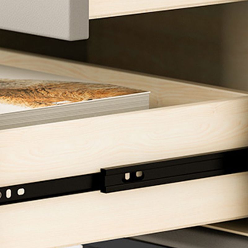 Vertical Glam Stone Storage Chest Bedroom Chest with Drawers