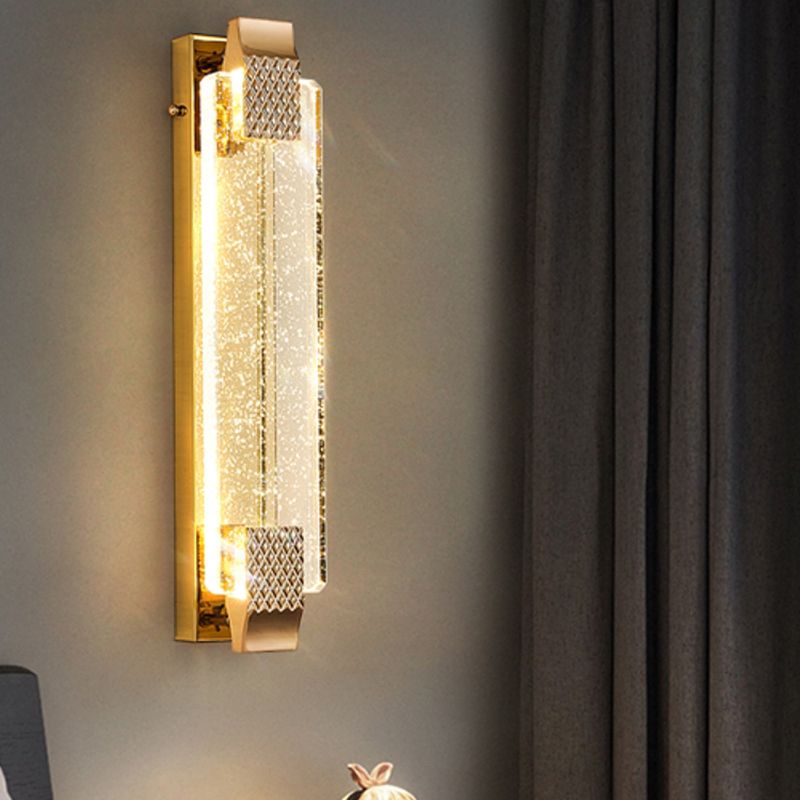 Modern Style Wall Lamp LED Wall Mount Lamp with Crystal Shade for Bedroom