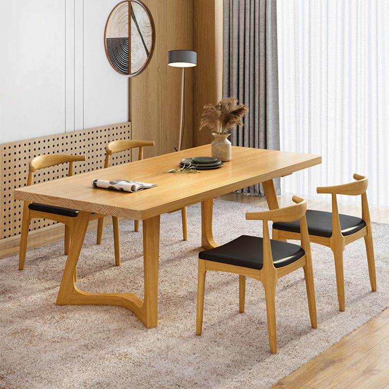 Juego de comedor de madera de pino moderno 1/2/5/7 Piezas Juego de muebles de comedor/Artículos separados